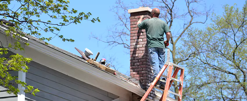 Vinyl and PVC Chimney Flashing Installation in Cornelius, NC