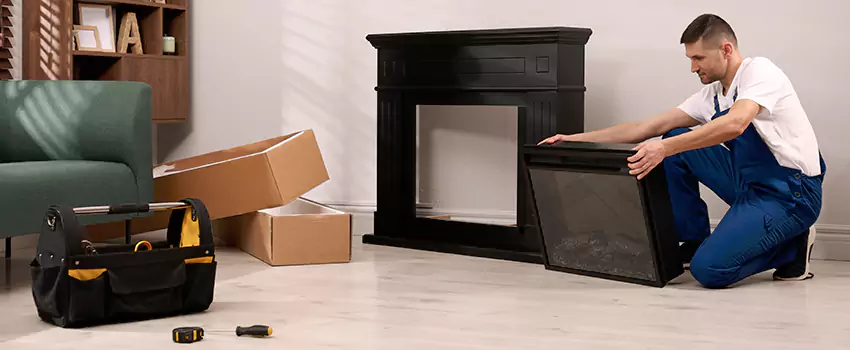Old Rusted Metal Fireplace Repair And Replacement in Cornelius, NC