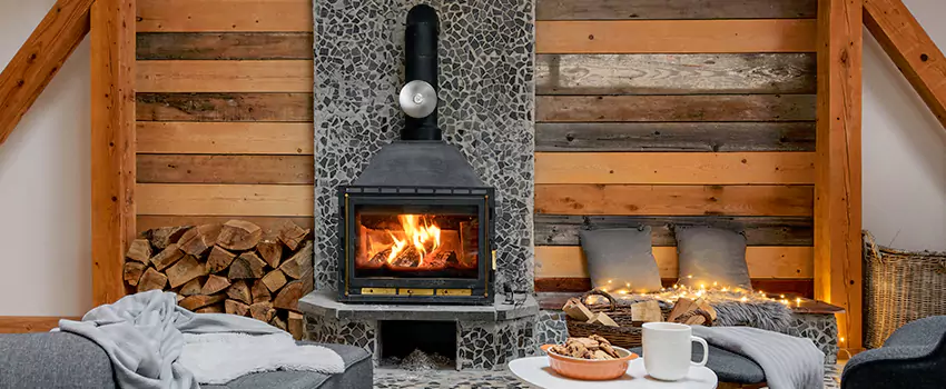 Thelin Hearth Products Direct Vent Gas Stove Fireplace Inspection in Cornelius, North Carolina